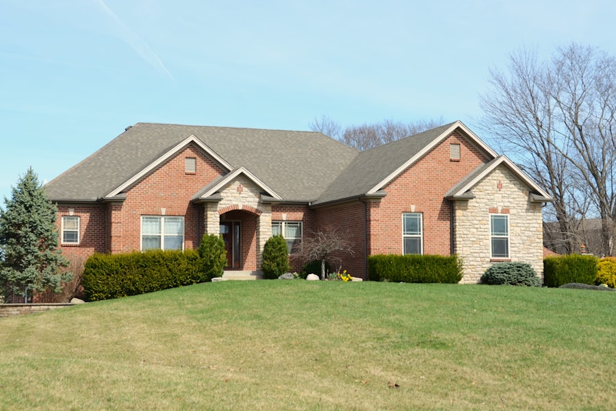 Freshly mowed lawn in Knoxville, TN